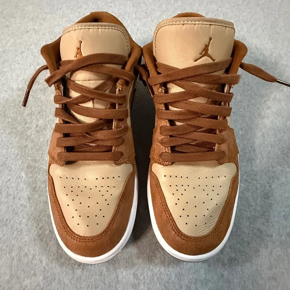 Air Jordan 1 Low SE Brown Kelp Sky J Light Olive FJ3453-200 Mens 11